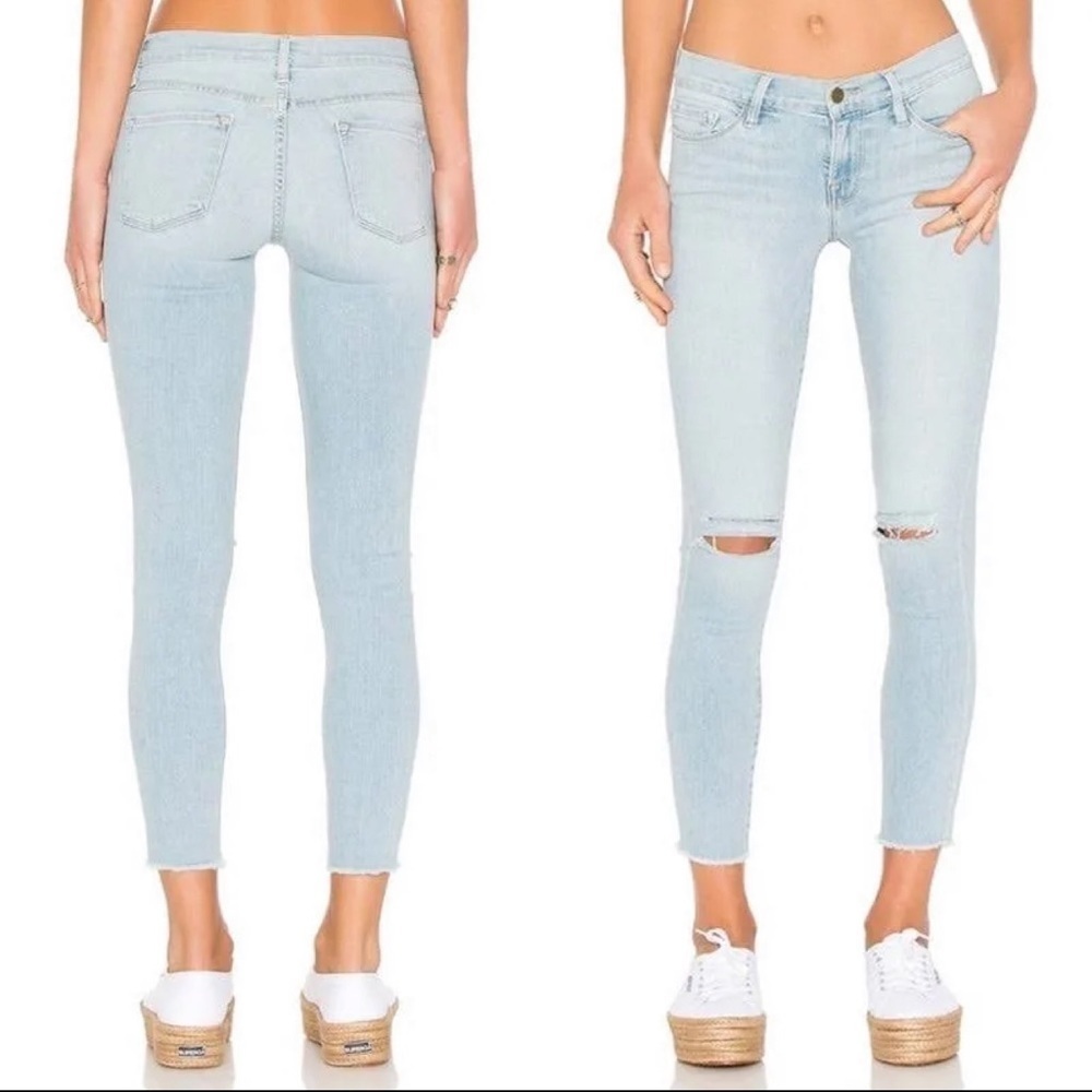 COPY - FRAME Le Skinny de Jeanne Crop - Picture 2 of 8